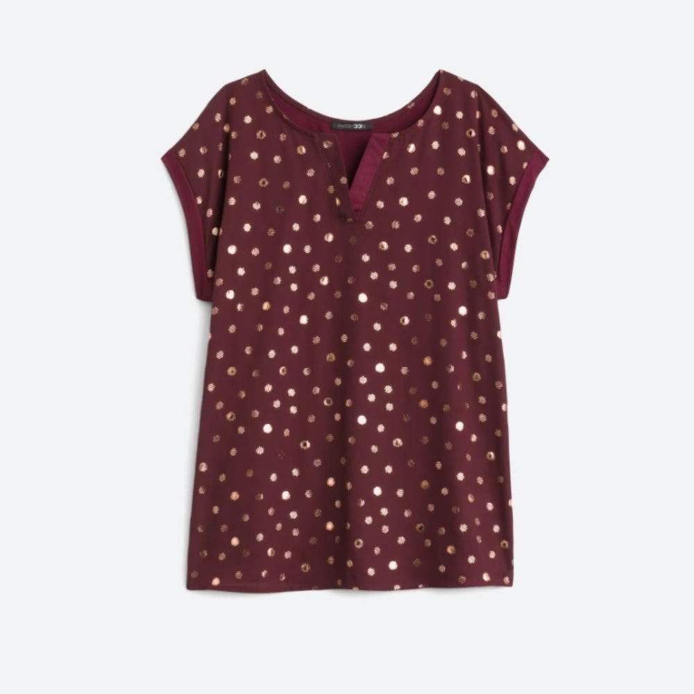 Papermoon Burgundy/Gold Top